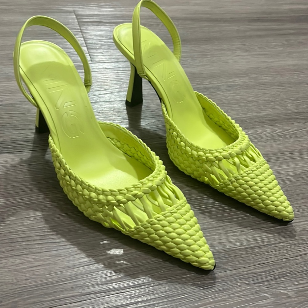 NEON KITTEN HEEL 🍈